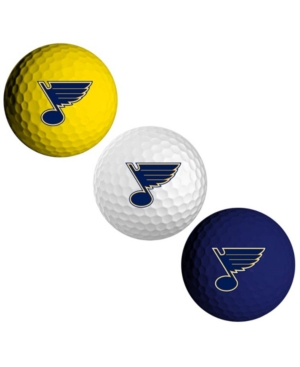 UPC 637556154057 product image for Team Golf St. Louis Blues 3-Pack Golf Ball Set | upcitemdb.com