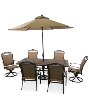 Upc 017360000076 Beachmont Outdoor 7 Piece Dining Set 80 X 42
