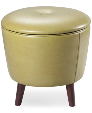 UPC 675716594206 product image for Zane Faux Leather Storage Ottoman, Direct Ships for just $9.95 | upcitemdb.com