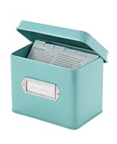 Martha Stewart Collection Recipe Box Martha Stewart Collection Recipe Box