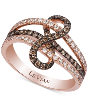 Le Vian Diamond Chocolate And White Diamond Ring 34 Ct