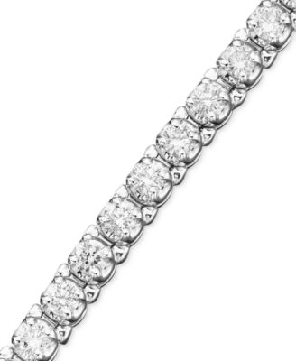 14k White Gold Certified Diamond Bracelet Collection (3 ct. t.w. - 7 ...