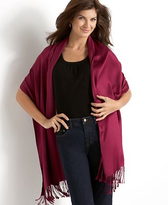 Jones New York Wrap, Satin Pashmina