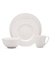 kate spade new york Dinnerware, Fair Harbor White Truffle 4 Piece Place Setting kate spade new york Dinnerware, Fair Harbor White Truffle 4 Piece Place Setting