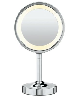  Mirrors on Conair  7x Magnified Polished Chrome Lighted Makeup Mirror     Macy S