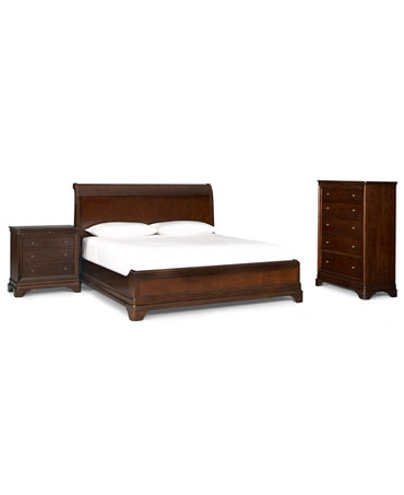 Martha Stewart Bedroom Furniture, Larousse Queen 3 Piece Set (Bed ...