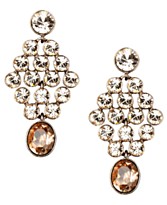 Givenchy Earrings, Silk Glass Chandelier Earrings Givenchy Earrings, Silk Glass Chandelier Earrings