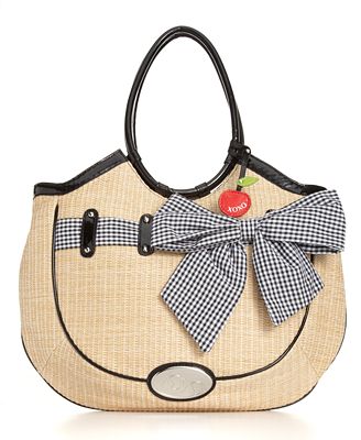 xoxo straw handbag strawberry tote fields handbags accessories