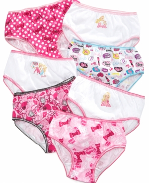 UPC 045299004780 product image for Barbie Girls' or Little Girls' 7-Pack Cotton Panties | upcitemdb.com