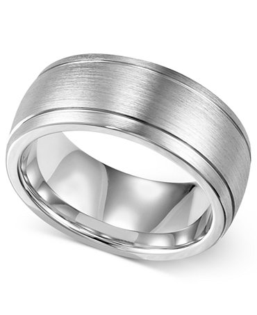 Triton Men's Cobalt Ring, 8mm Wedding Band