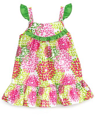 Lilybird Baby Dress, Baby Girls Flower Dress and Diaper Cover