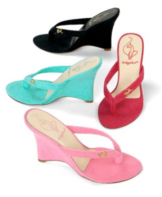 Baby Phat Terry Wedge Thong