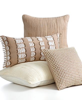 Martha Stewart Collection Safari Decorative Pillow Collection - Decorative Pillows - Bed & Bath ...