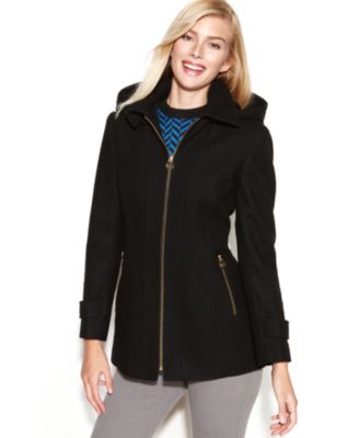 macys michael kors petite coats