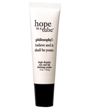 philosophy hope in a tube: eye and lip contouring cream