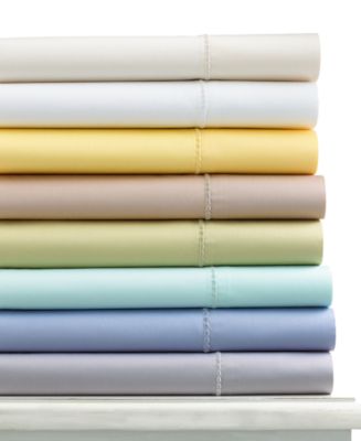 Martha Stewart Collection 300-Thread Count Cotton Sateen Sheets (Only ...