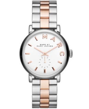 UPC 796483094697 product image for Marc by Marc Jacobs Women's Baker Two-Tone Stainless Steel Bracelet Watch 36mm M | upcitemdb.com