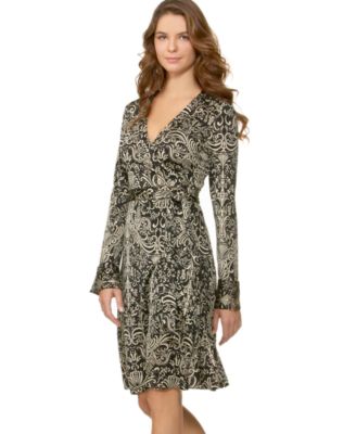 INC International Concepts� Printed Wrap Dress