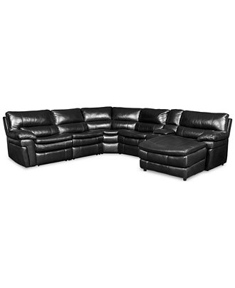 ... Chaise Sectional Sofa with 2 Power Recliners - Furniture - Macy's