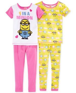 UPC 886166847167 product image for Ame Girls' or Little Girls' 4-Piece Despicable Me Pajamas | upcitemdb.com