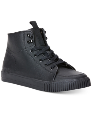 UPC 888542897650 product image for Calvin Klein Jeans Jenson Leather Hi-Tops Men's Shoes | upcitemdb.com