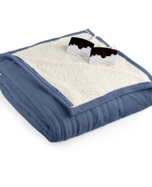 UPC 657812139901 product image for Biddeford Microplush Reverse Sherpa Heated Full Blanket Bedding | upcitemdb.com