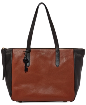 UPC 723764484960 product image for Fossil Sydney Leather Colorblock Shopper | upcitemdb.com