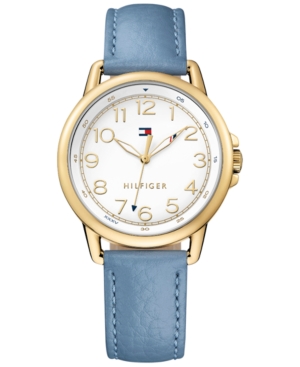 UPC 885997187800 product image for Tommy Hilfiger Women's Casual Sport Light Blue Leather Strap Watch 36mm 1781653 | upcitemdb.com
