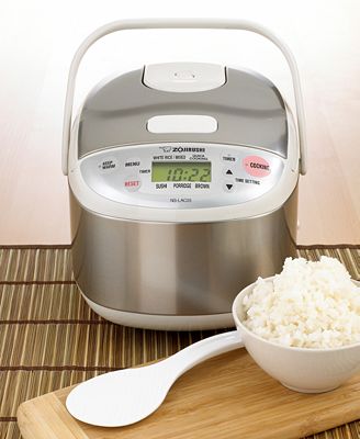 Zojirushi NSLAC05XA Rice Cooker  Warmer - Electrics - Kitchen - Macy ...