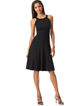 Jones New York Sleeveless Beaded Halter Dress Jones New York Sleeveless Beaded Halter Dress