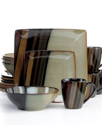 8 piece dinner set
 on ... Registry 360 - Sango Dinnerware, Avanti Black 16 Piece Set from Macy's