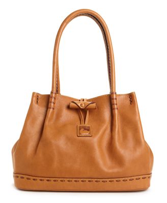 dooney & bourke florentine leather double handle toggle bag