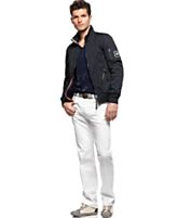 Armani Jeans Jacket, Full Zip Jacket with Stand Collar