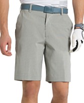 Izod Shorts, Flat-Front Plaid Golf Shorts 