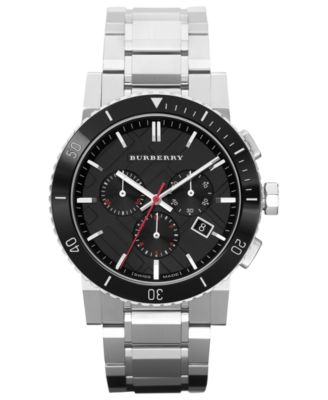 macys mens burberry watch