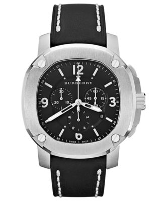 macys mens burberry watch