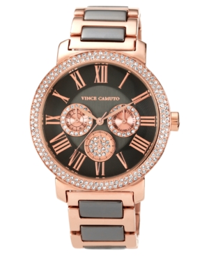 UPC 086702513642 product image for Vince Camuto Watch, Women's Two-Tone Stainless Steel Bracelet 42mm Vc-5001RGTT | upcitemdb.com