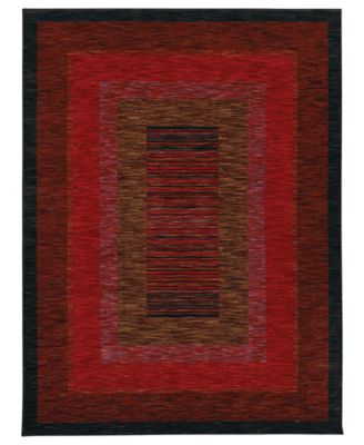 Living Room Area Rugs on Living Rugs  American Abstracts Collection 29800 Andalusia Red   Rugs