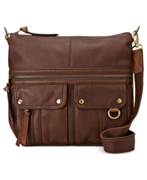 UPC 723764389029 product image for Fossil Morgan Leather Top Zip Crossbody | upcitemdb.com