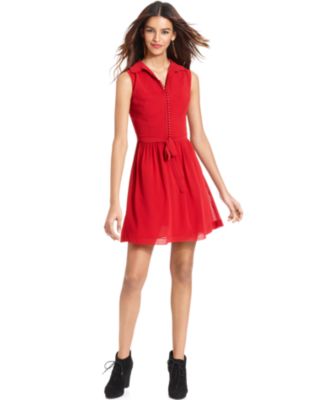 red dress women's clothing
