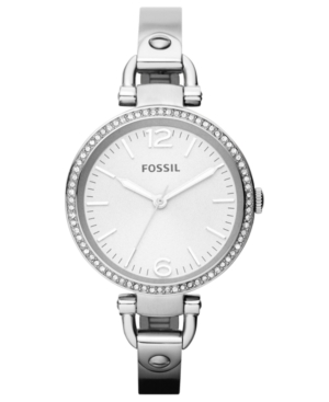 UPC 691464975470 product image for Fossil Women's Georgia Stainless Steel Bangle Bracelet Watch 32mm ES3225 | upcitemdb.com