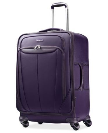 CLOSEOUT! Samsonite Silhouette Sphere 25&quot; Expandable Spinner Suitcase - Upright Luggage ...