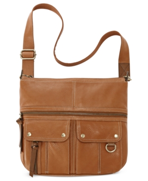 UPC 723764392555 product image for Fossil Morgan Leather Top Zip Crossbody | upcitemdb.com