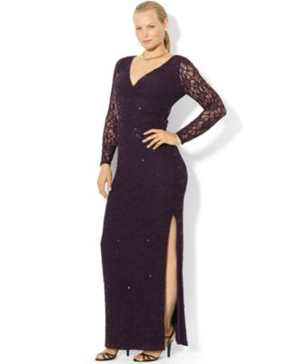 macy's ralph lauren evening gowns