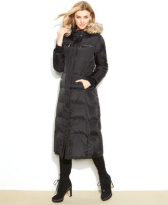 michael kors maxi down coat