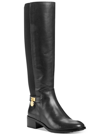 MICHAEL Michael Kors Hamilton Stretch Boots - Shoes - Macy&#39;s