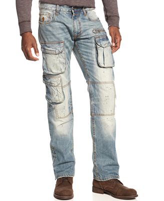 cargo jeans with chain