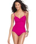 Miraclesuit Rialto Ruched Tummy-Control One-Piece Swimsuit