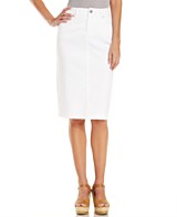 White Denim Skirt: Shop for a White Denim Skirt at Macy's