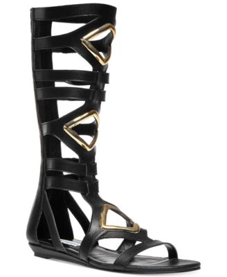 Steve Madden Sparta Tall Gladiator Sandals - Shoes - Macy's